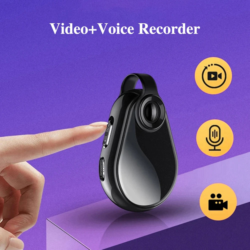 1080P Wearable Video & Voice Recorder — Portable Necklace DV