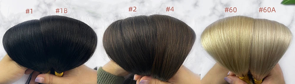 Ugeat I Tip Hair Extensions Pre Bonded Hair Remy Fusion Hair 14-24 Inch 40g/80g Straight Stick Tip Human Hair