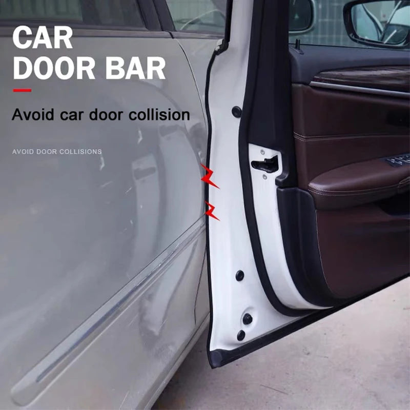 Car Door Protector Edge Scratch Strip Guard Trim Automobile Door Anti Collision Protection Strip Steel Car-styling Accessory