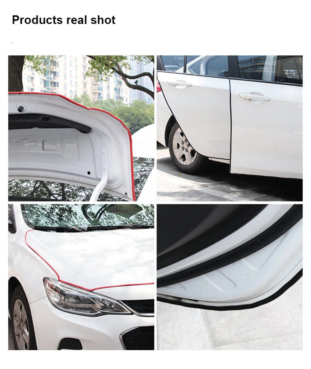Car Door Protector Edge Scratch Strip Guard Trim Automobile Door Anti Collision Protection Strip Steel Car-styling Accessory
