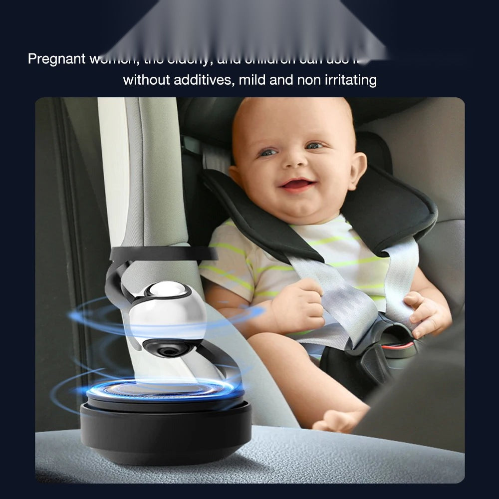 Solar Powered Rotating Car Air Freshener & Oil Diffuser