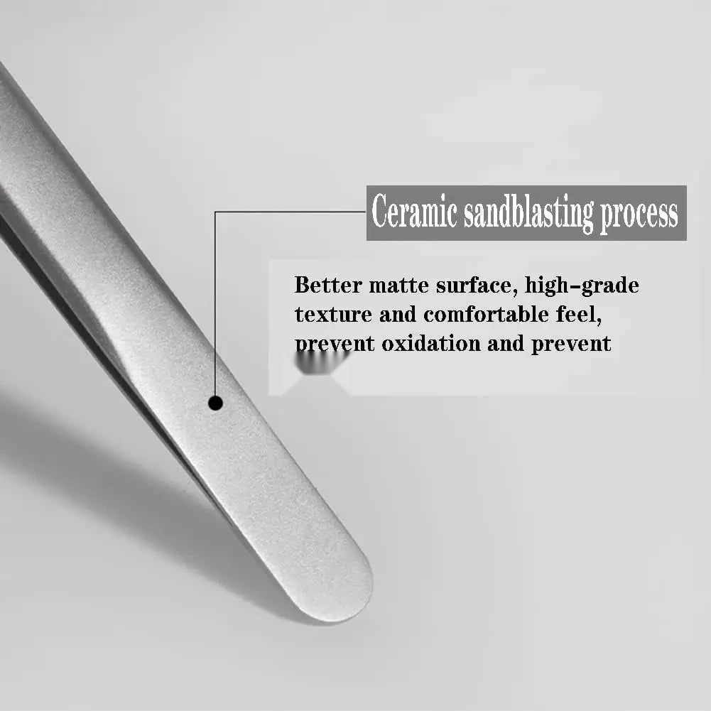 German Ultra-fine No. 5 Cell Pimples Blackhead Clip Tweezers Beauty Salon Special Scraping & Closing Artifact Acne Needle Tool