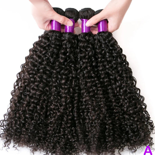 Afro Kinky Curly Human Hair Bundles - Double Drawn, 1/3/4 Bundles