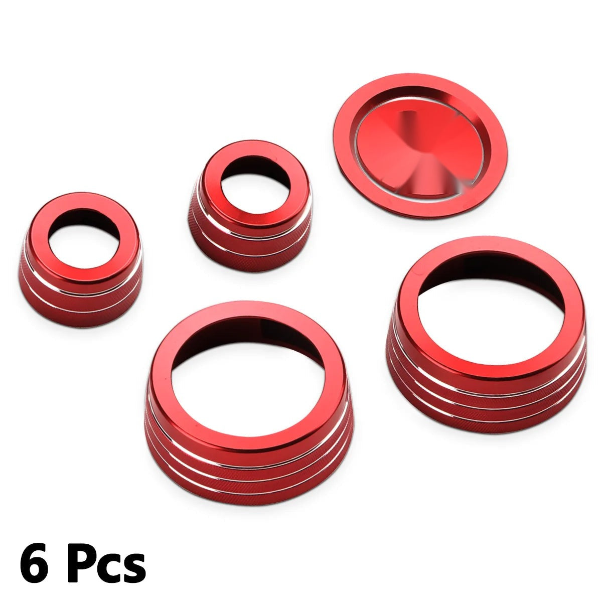 Car Engine Start Stop Button Trim Cover For RAV4 2019-2025 Center Console Air Conditioning Knob Rings Volume Switch Cover