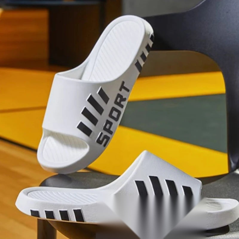 Men's Summer Slide Sandals - Non-Slip Indoor Outdoor