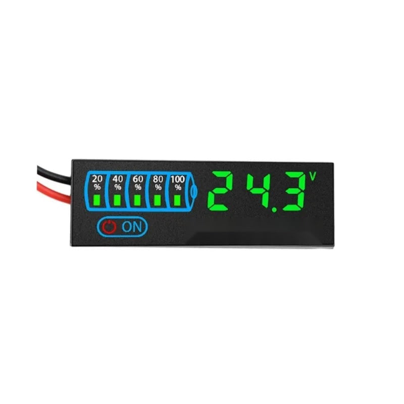 DC7-40V Battery Level Indicator 12V 24V 36V 48V Acid/Lipo Lithium Battery Capacity Board Voltage Battery Charging Tester