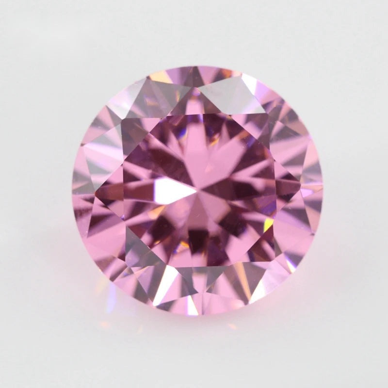 5A Round Cubic Zirconia Loose Stones Multicolor CZ Beads Jewelry