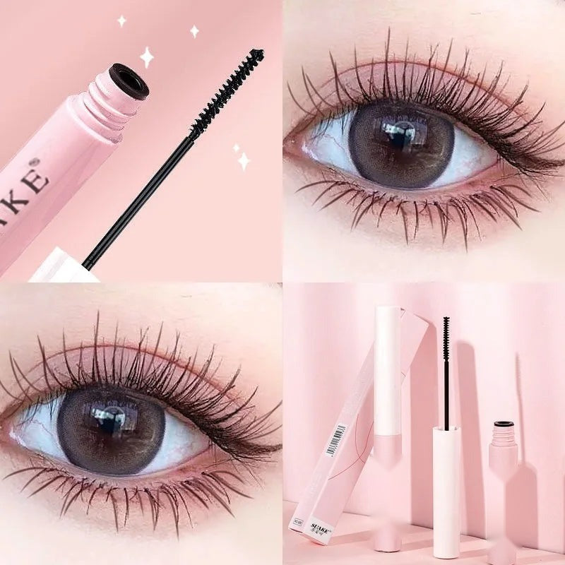 Silk Fiber Mascara Waterproof Lengthening Curling Black/Brown