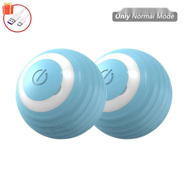 Automatic Rolling Cat Ball Toy with Tail, Rechargeable