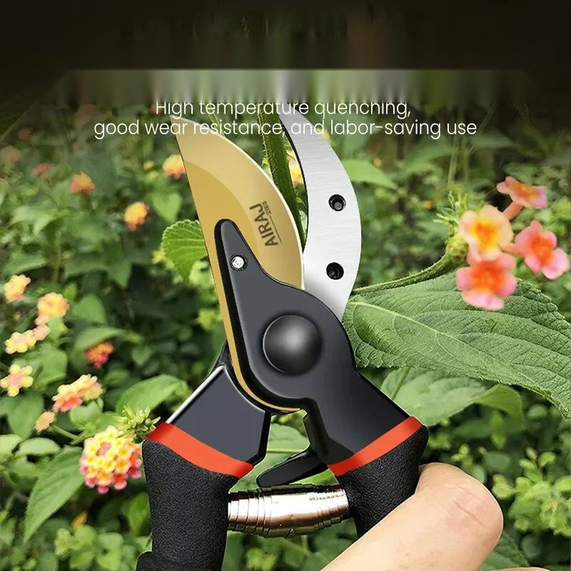 AIRAJ Sharp Garden Pruning Scissors - Multi-Use Trimming Shears