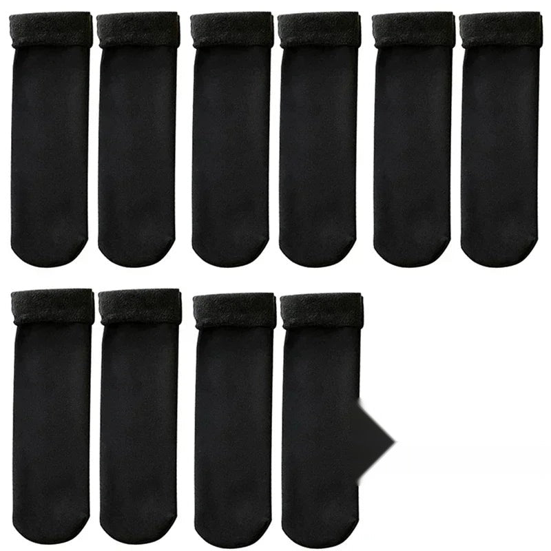 Women's Thermal Velvet Ankle Socks, Winter Warm Socks