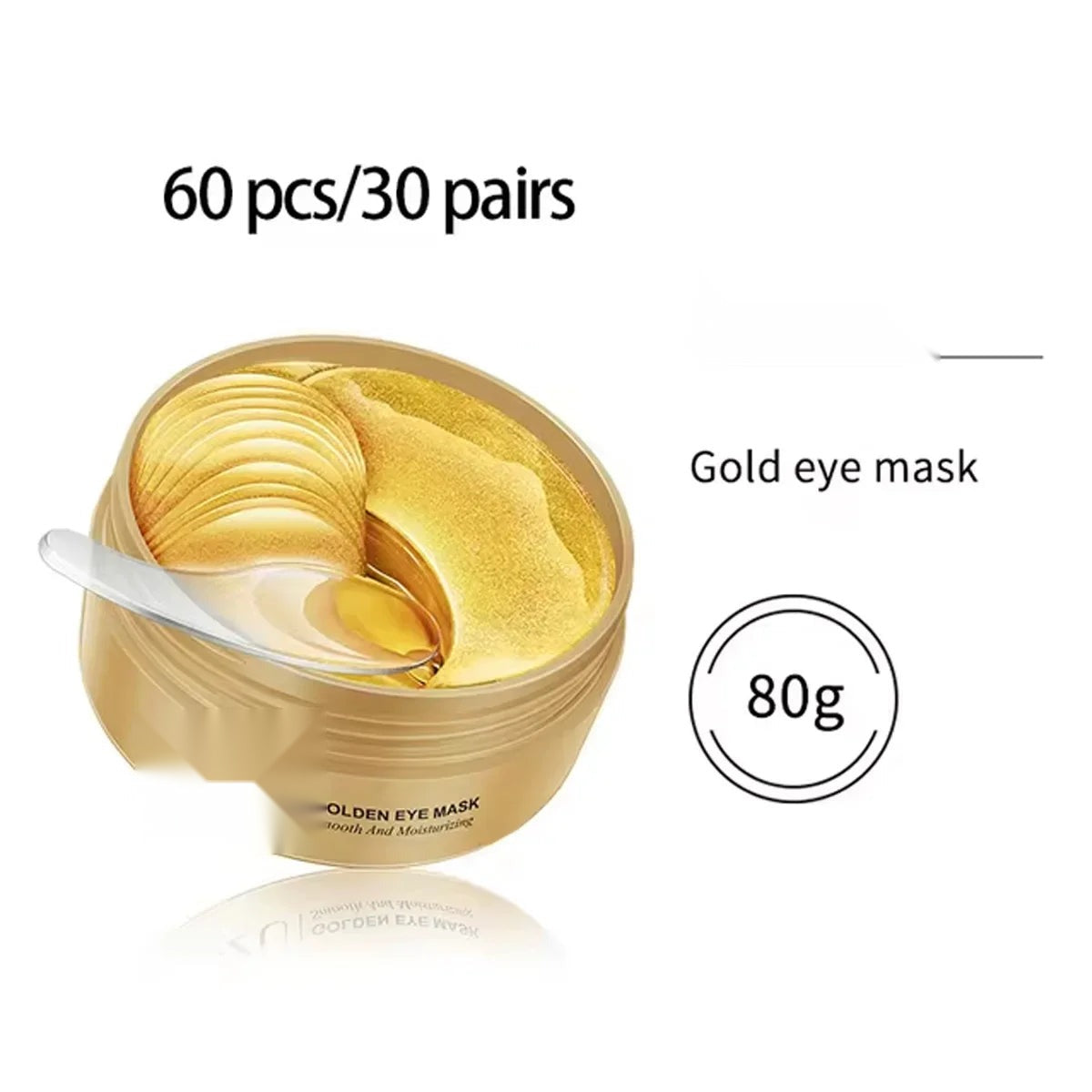 Avocado Gold Under Eye Patches - Hydrating Gel Eye Masks
