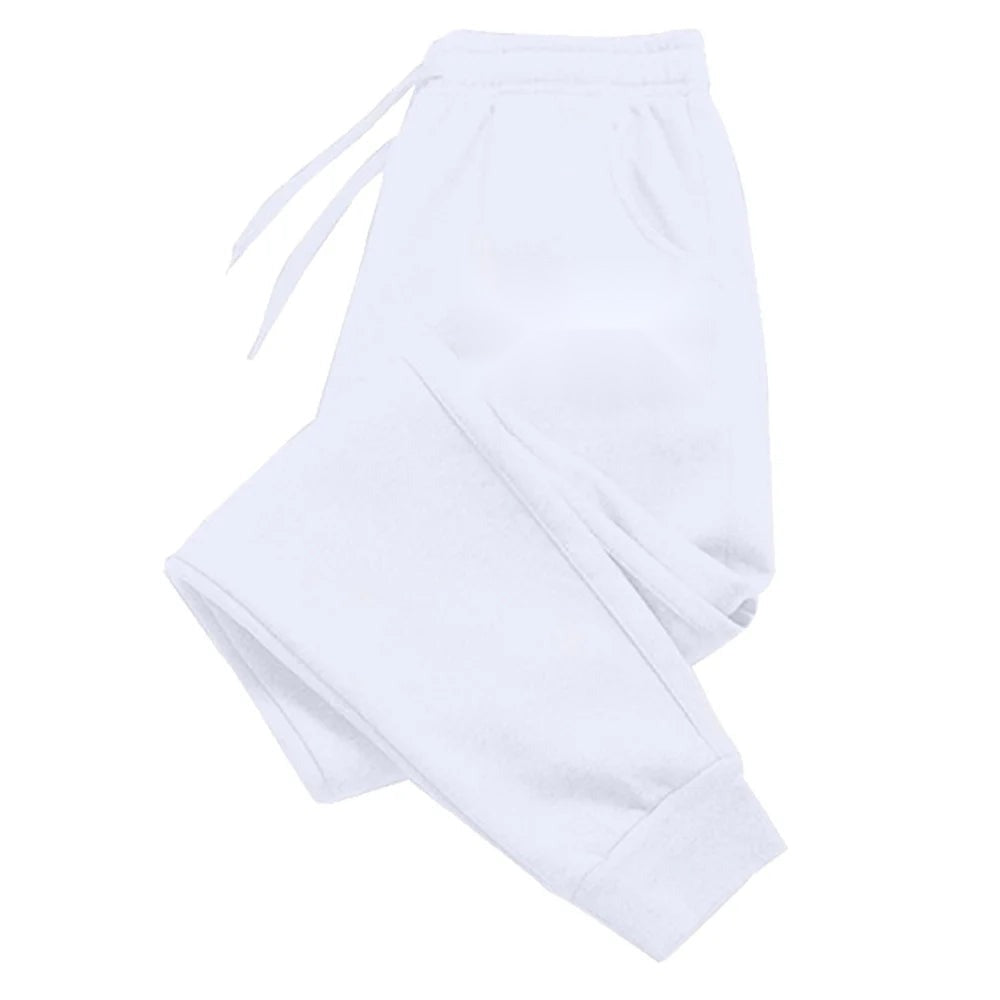 Unisex Drawstring Sweatpants — Casual Gym & Running Joggers
