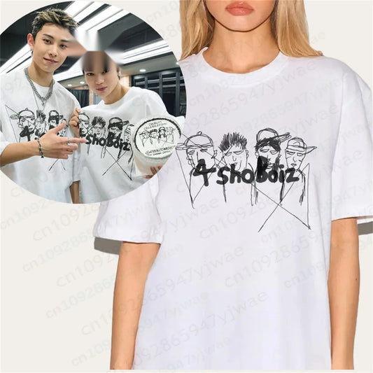 LNGSHOT Kpop Graphic T-Shirt - Ohyuan Woojin Louis Ryul