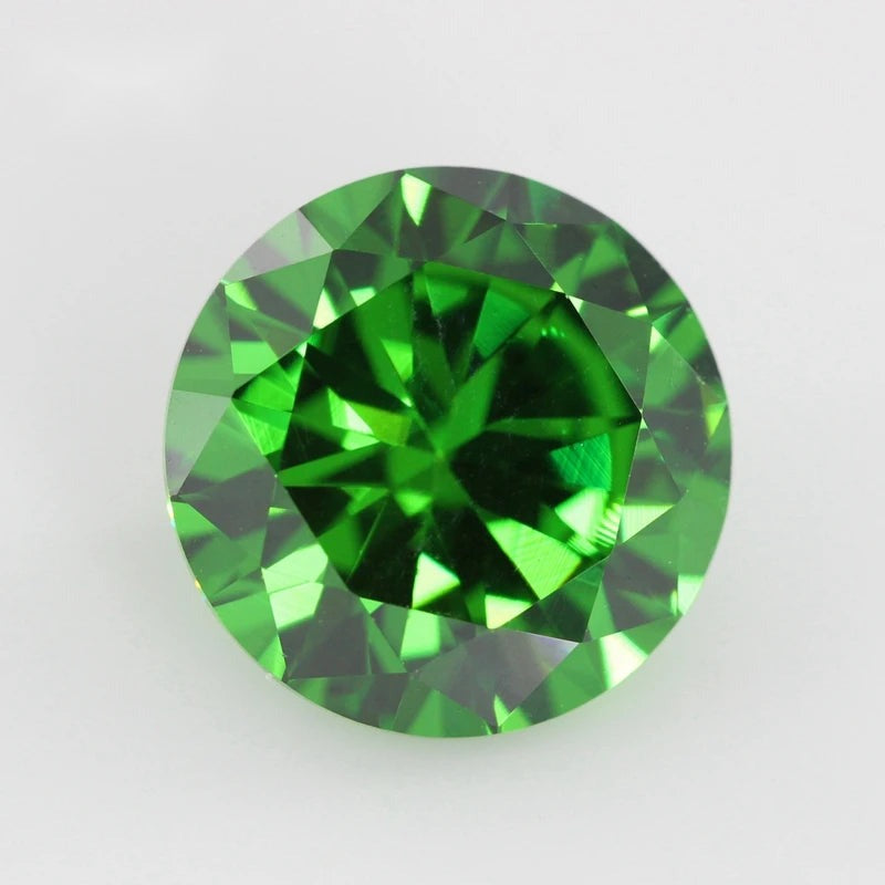 5A Round Cubic Zirconia Loose Stones Multicolor CZ Beads Jewelry