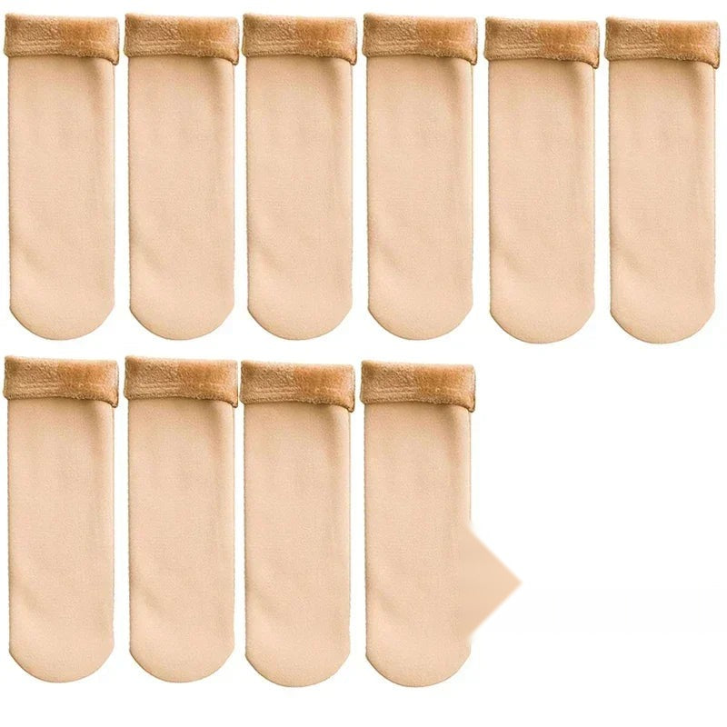 Women's Thermal Velvet Ankle Socks, Winter Warm Socks