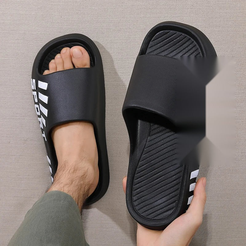 Men's Summer Slide Sandals - Non-Slip Indoor Outdoor