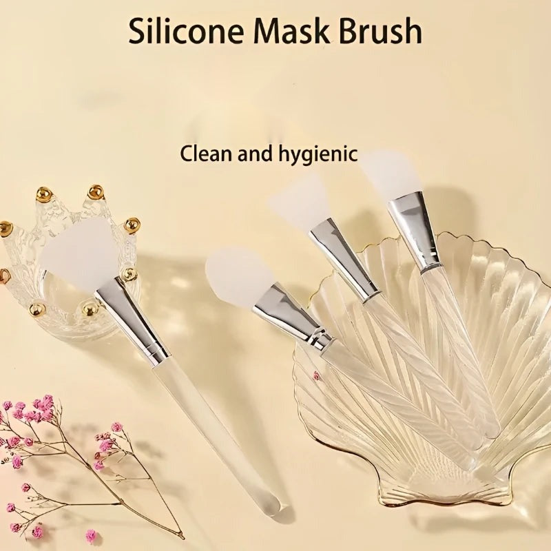 Silicone Face Mask Brush Applicator – Skincare Spatula for Mud & Cream