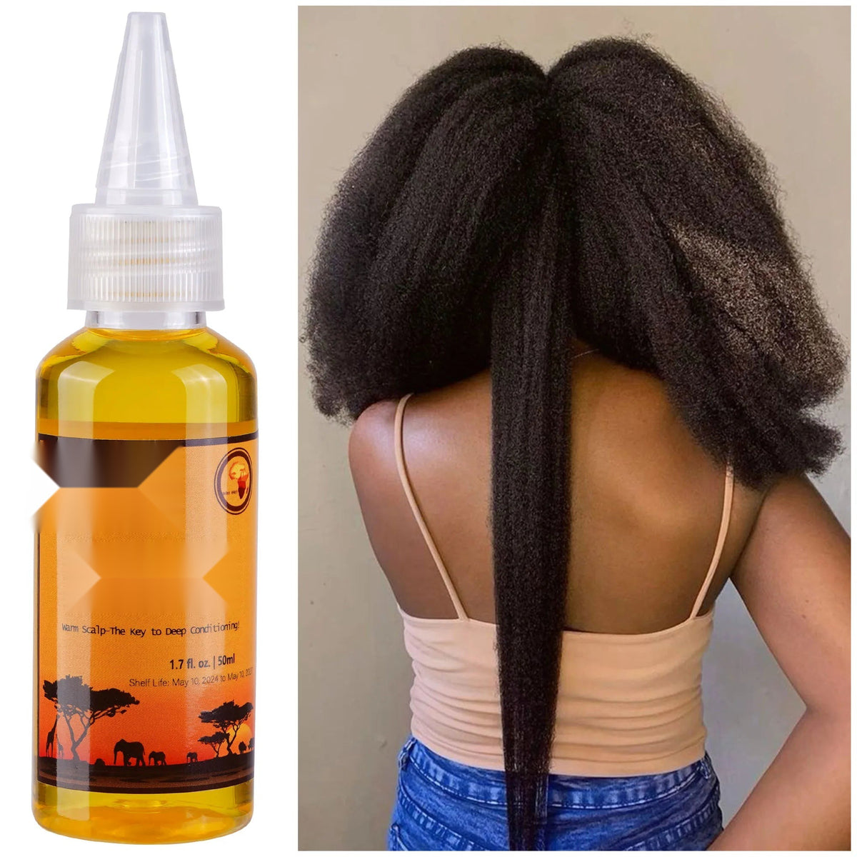 Traditional Nourishing Hair Oil for Natural Hair - Soften & Moisturize