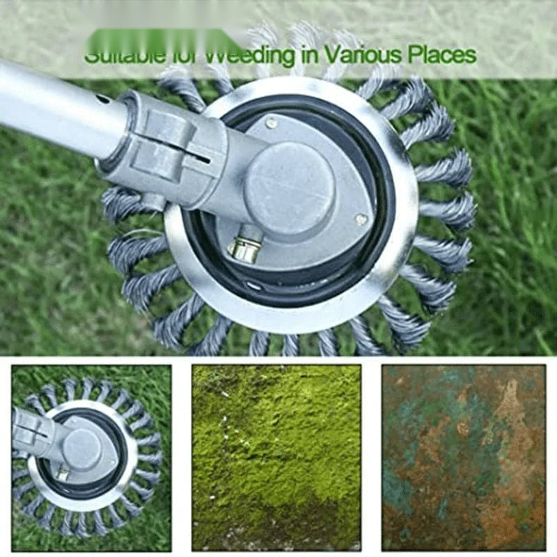 Steel Wire Weed Brush Trimmer Head for Grass Trimmer & Brush Cutter