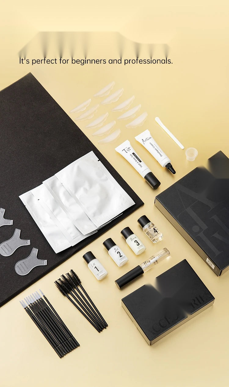 Eyelash Lift Perm Kit – Natural Lash Enhancer & Brow Tint, 4-6 Weeks