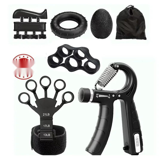 Hand Grip Strength Trainer Set with Finger Stretcher & Ring