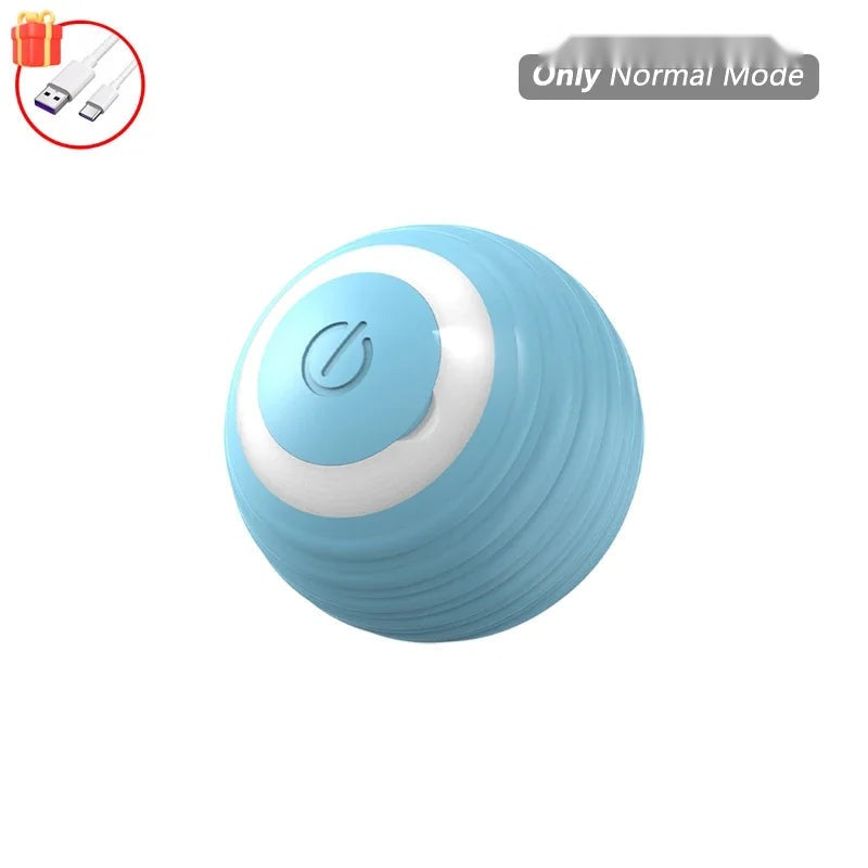 Automatic Rolling Cat Ball Toy with Tail, Rechargeable