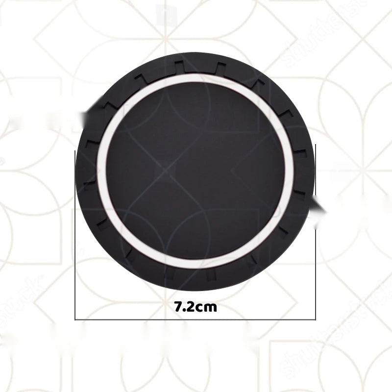 Skull Logo Silicone Cup Holder Coasters (2-Pack) -, RAM
