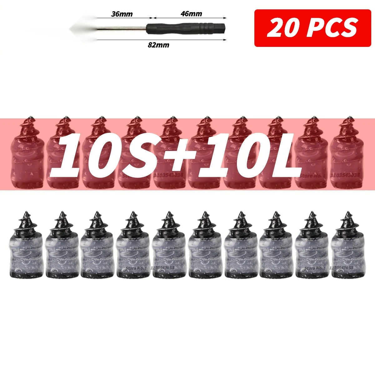 Tubeless Tire Repair Kit - Puncture Plug Set for Car & Motorcycle
