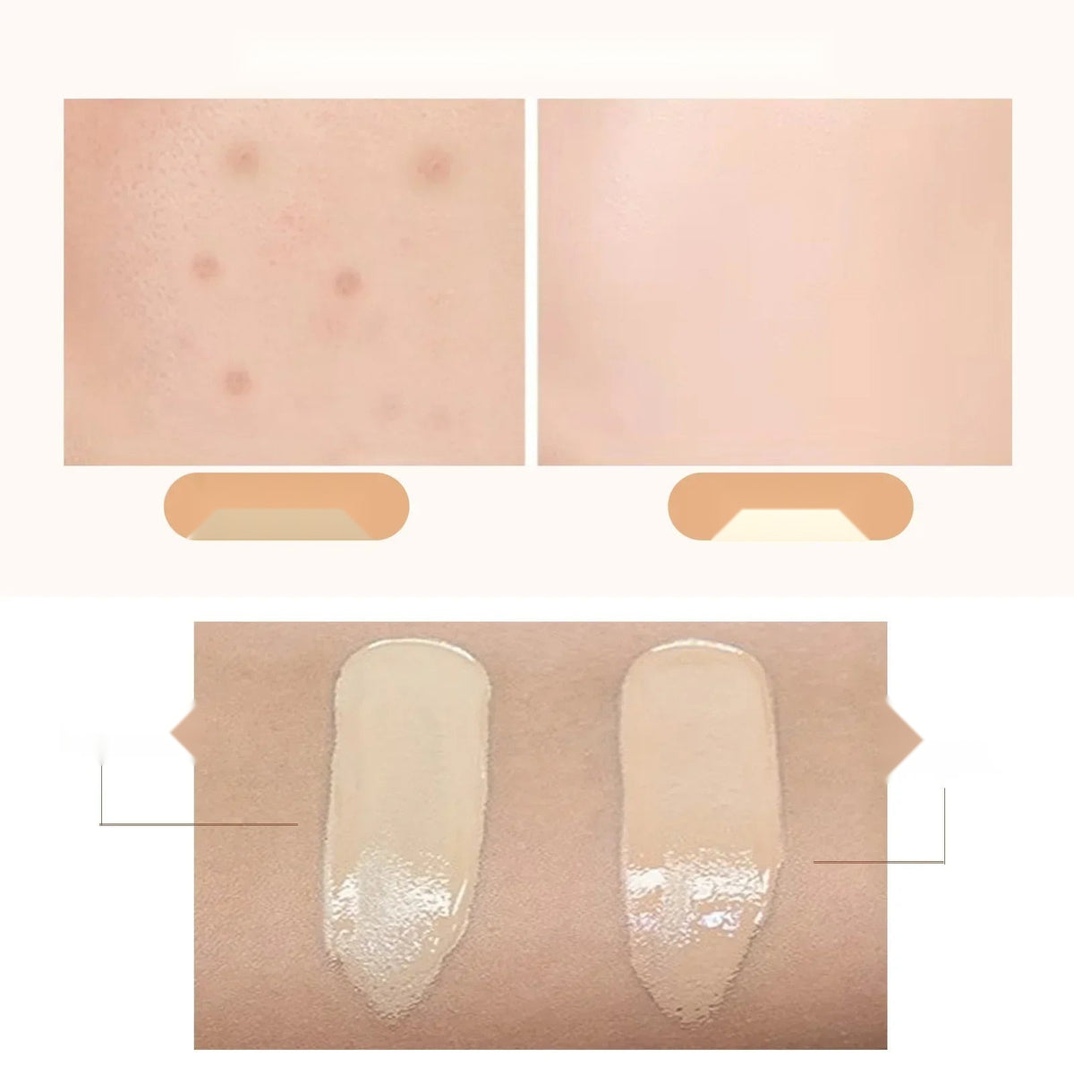 Moisturizing Waterproof CC Cream Foundation with Applicator