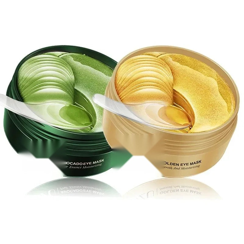 Avocado Gold Under Eye Patches - Hydrating Gel Eye Masks