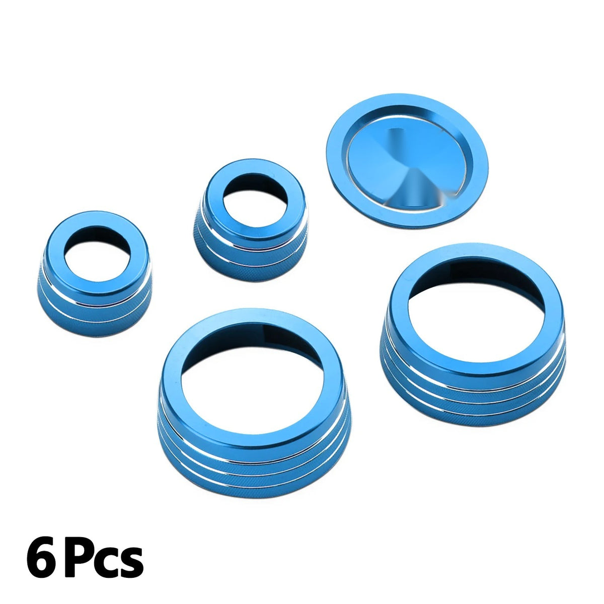 Car Engine Start Stop Button Trim Cover For RAV4 2019-2025 Center Console Air Conditioning Knob Rings Volume Switch Cover