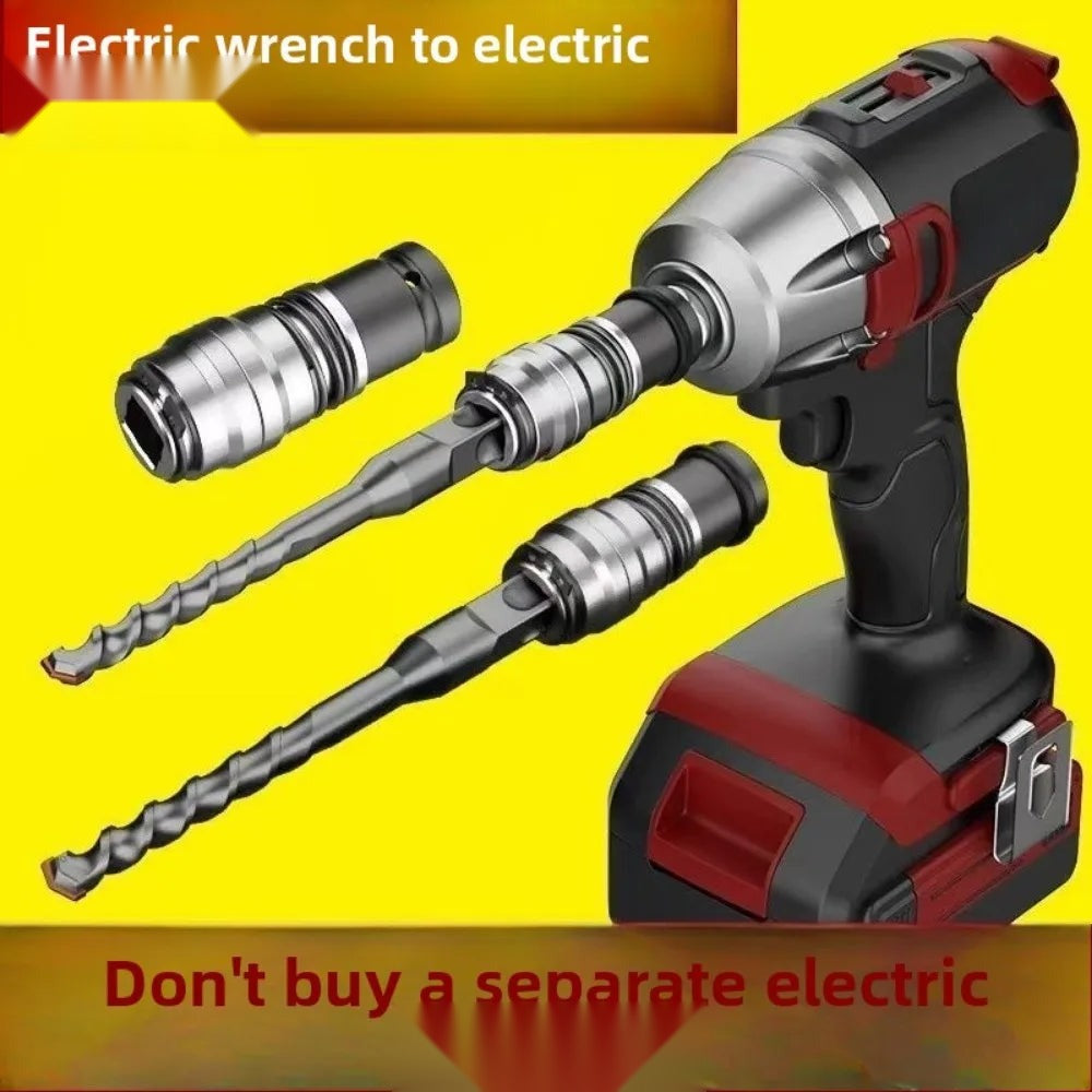 Electric Drill Hammer Conversion Adapter for Concrete & Masonry