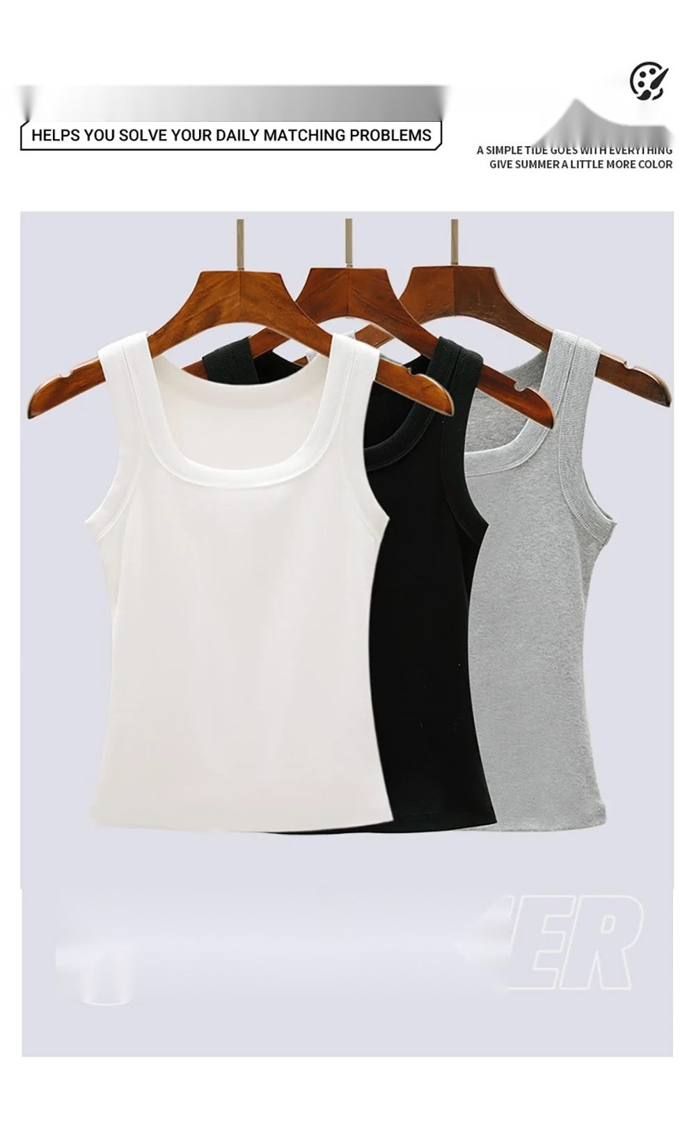 Women's Summer Tight Sleeveless Tank Top - Breathable Knit Camisole