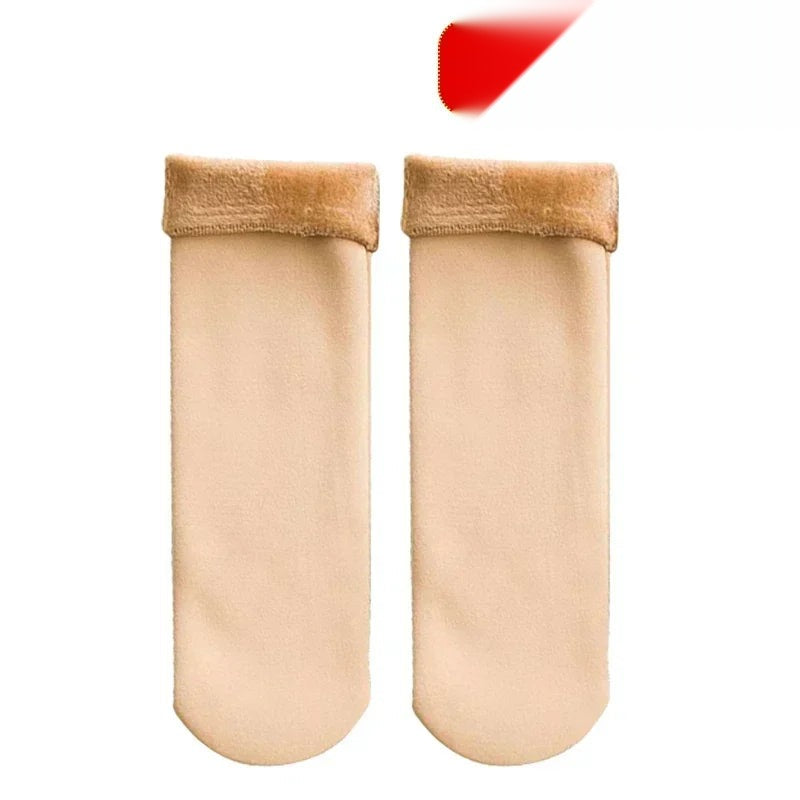 Women's Thermal Velvet Ankle Socks, Winter Warm Socks