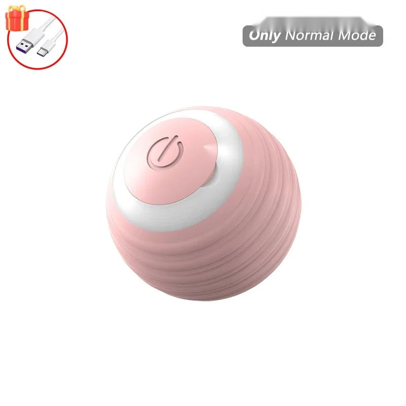 Automatic Rolling Cat Ball Toy with Tail, Rechargeable
