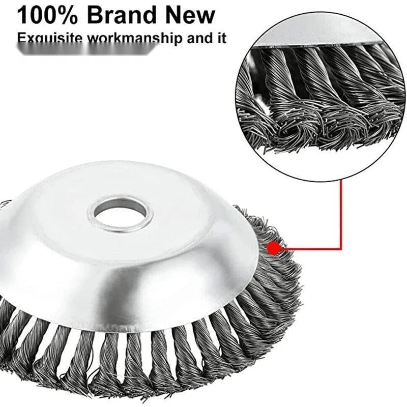 Steel Wire Weed Brush Trimmer Head for Grass Trimmer & Brush Cutter
