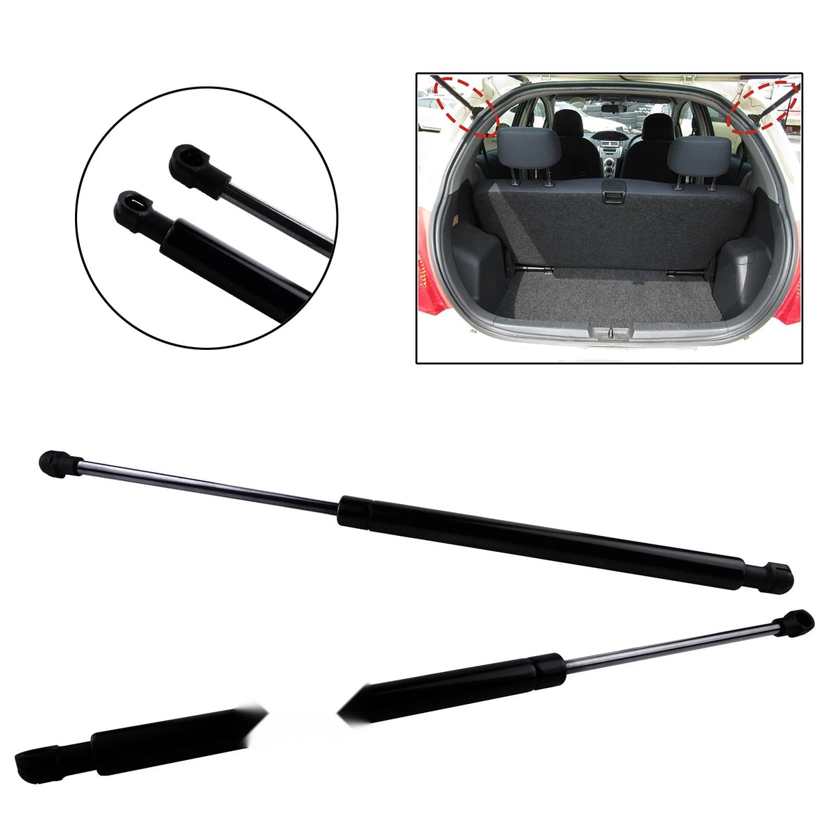 For Yaris Vitz Hatchback 2005-2011 Rear Tailgate Boot Gas Support Struts
