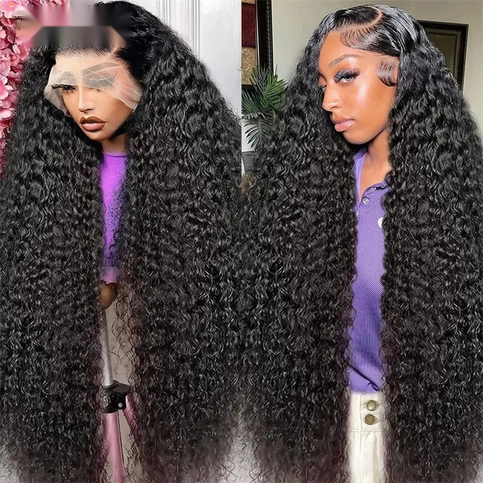 Afro Curly Human Hair Bundles 28-30 Inch - Double Machine Weft