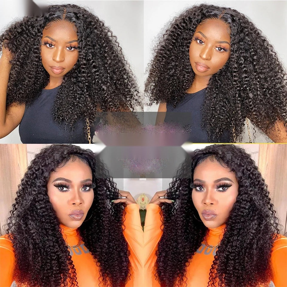 Afro Kinky Curly Human Hair Bundles - Double Drawn, 1/3/4 Bundles