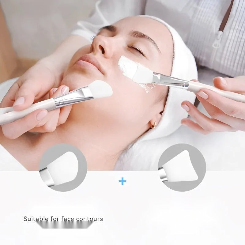 Silicone Face Mask Brush Applicator – Skincare Spatula for Mud & Cream