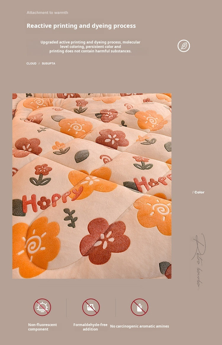 Lamb Fleece Winter Quilt, Double-Sided Velvet Comforter
