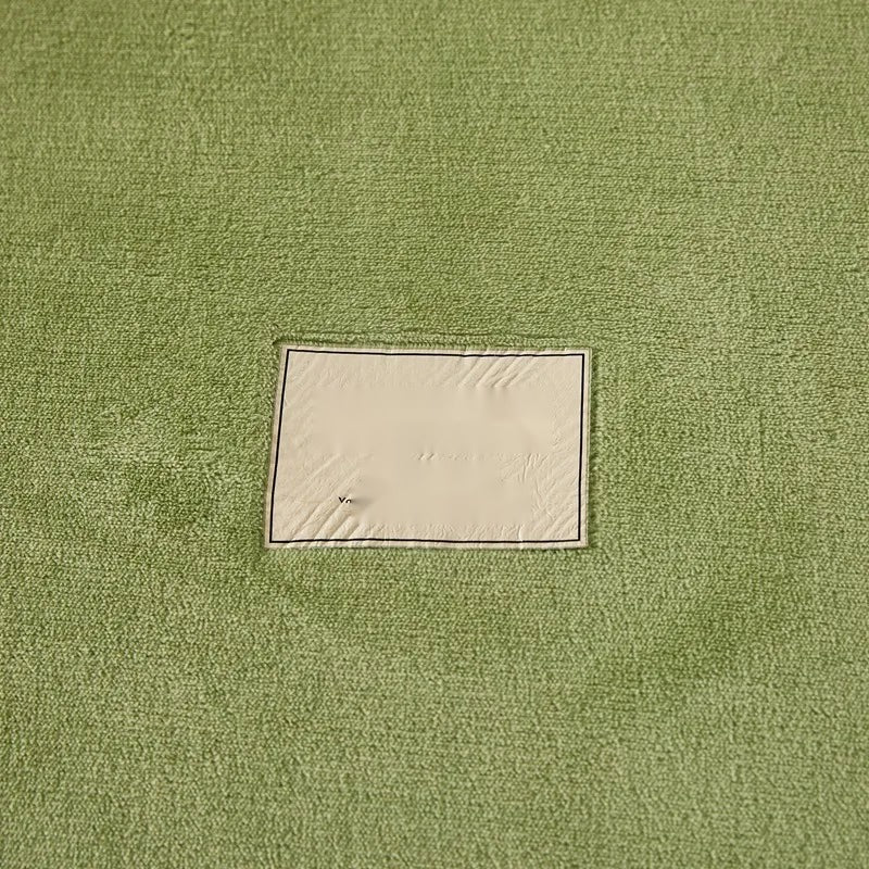 Velvet Fitted Sheet, Soft Warm Non-Slip Mattress Cover