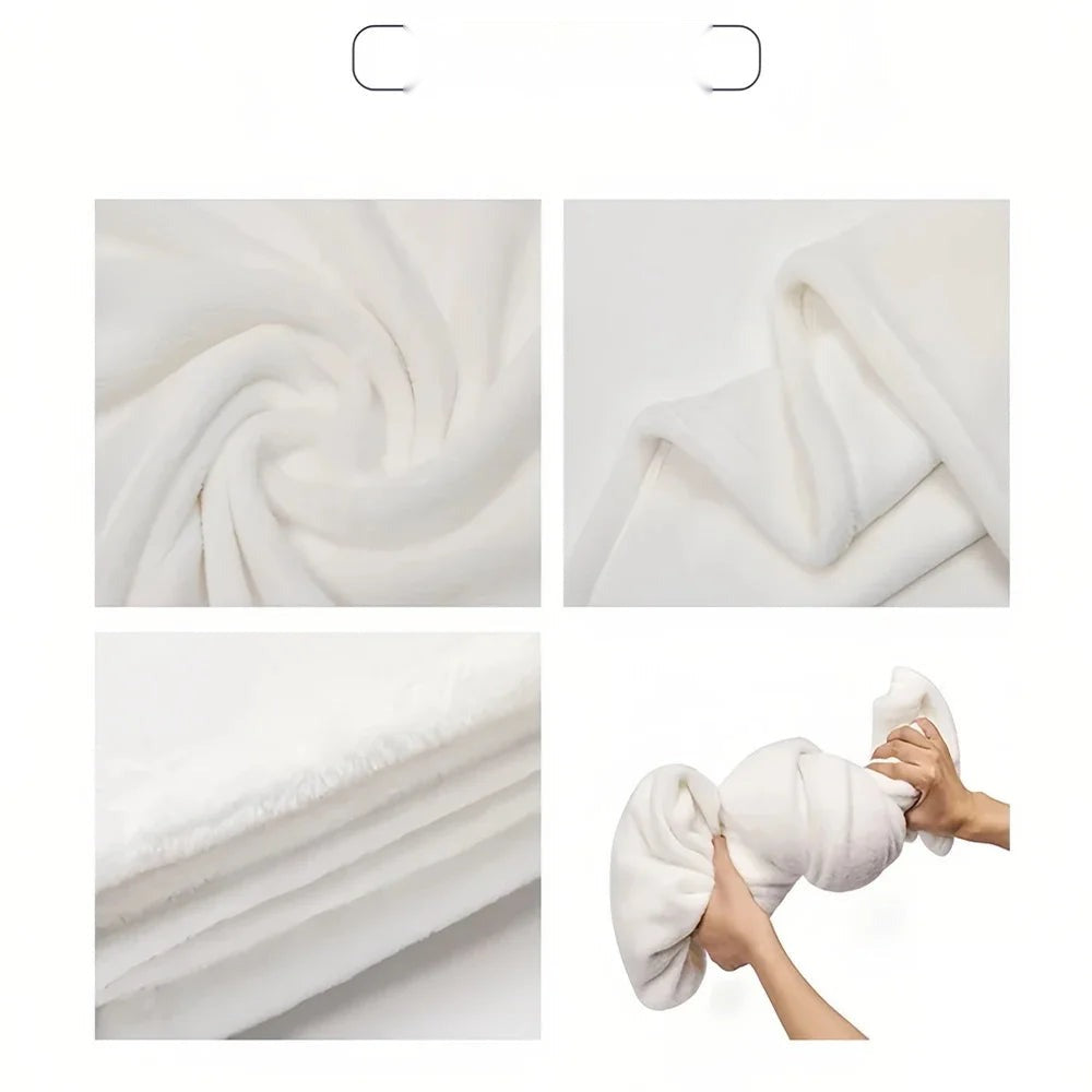 Reversible Faux Mink Throw Blanket, Printed Plush