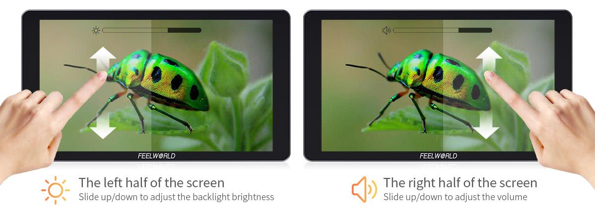 FEELWORLD P6XL 6-inch Camera Field Monitor Aluminum Case Built in Battery 4K HDMI High Brightness 1200nit