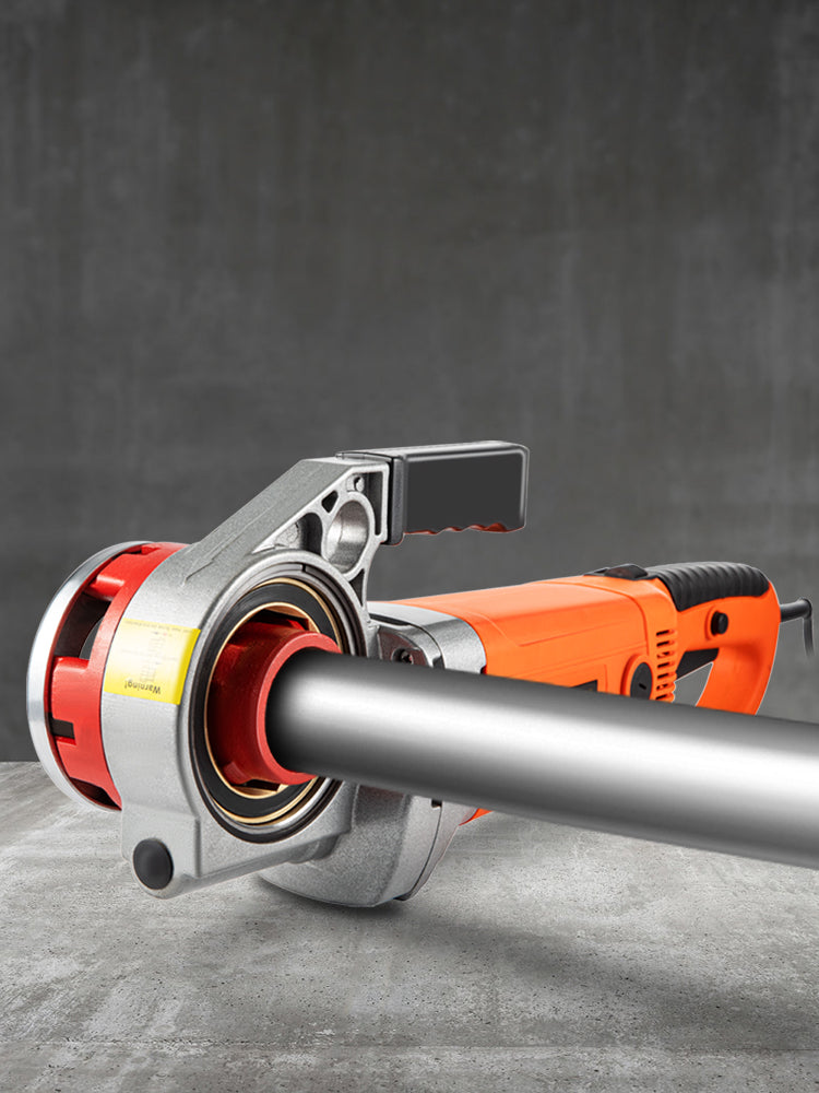 SucceBuy 2300W Electric Pipe Threader Handheld Household Galvanized Iron Pipe Sleeve Machine Industrial Threading Tool w/ 6 Dies