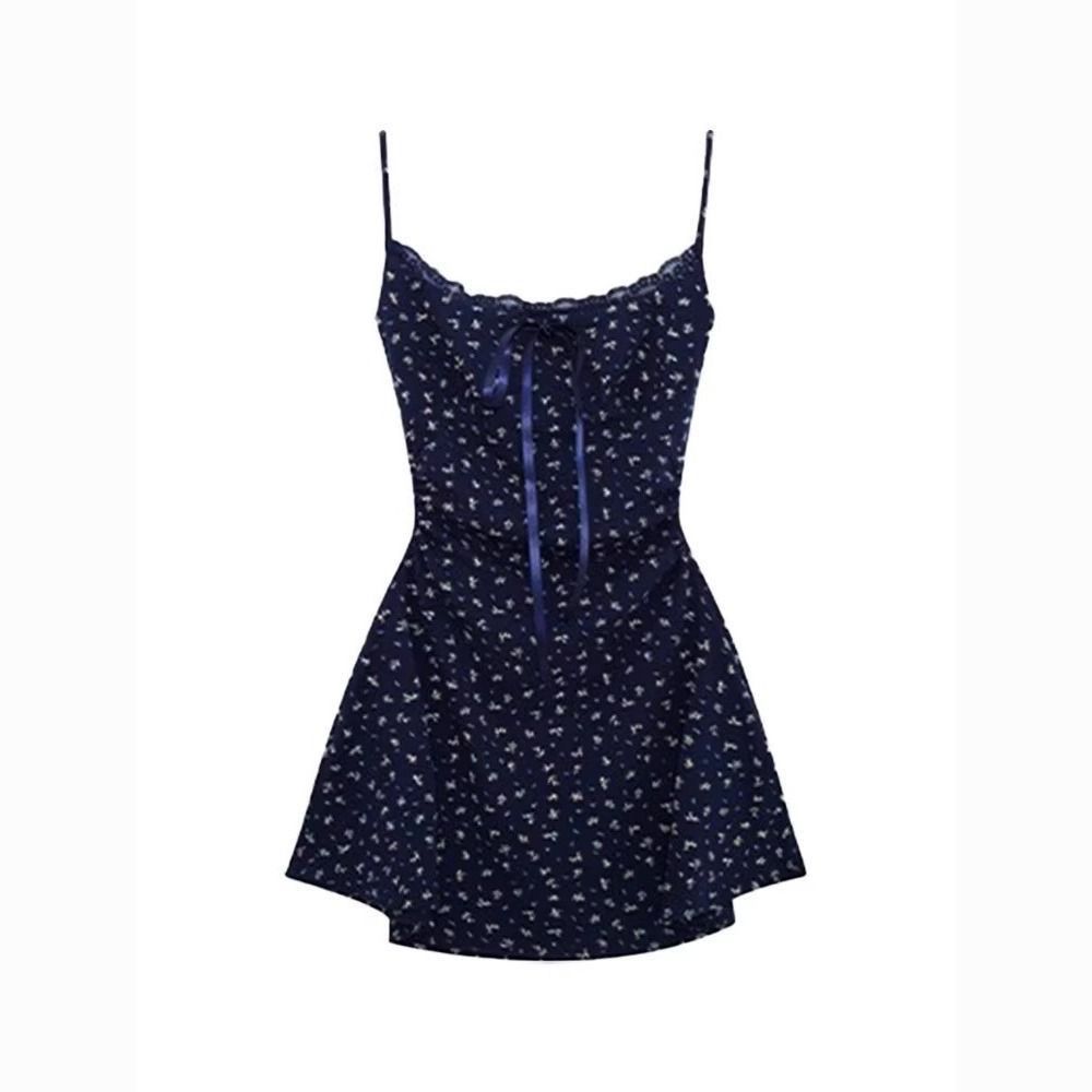 Strappy Floral Mini Bodycon Dress – Summer Beach Cover-Up