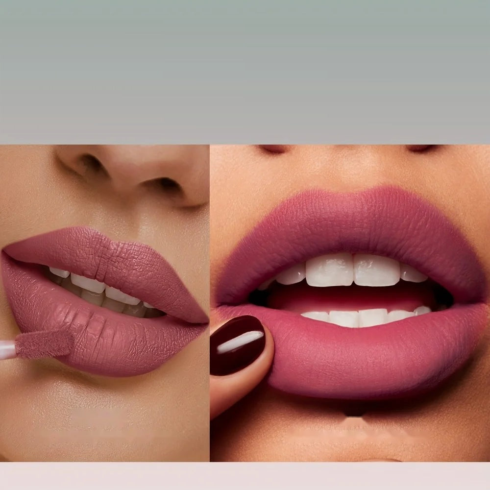 Matte Velvet Liquid Lip Gloss - Long-Lasting, Non-Sticky Shine - photo 3
