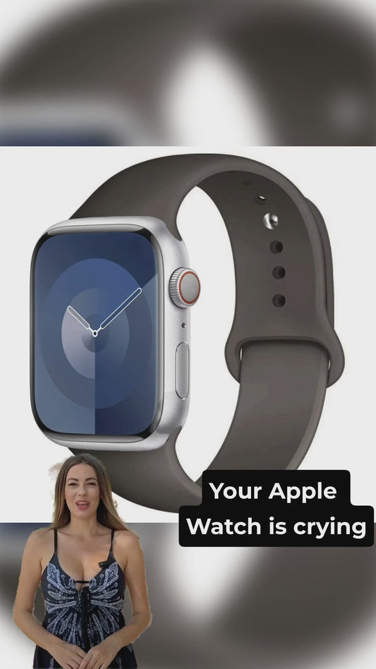 Silicone Band For Apple Watch strap 44mm 45mm 40mm 41mm 42-38mm 45 mm sport bracelet iwatch series 8 7 6 5 4 3 SE 9 Ultra 2 49mm