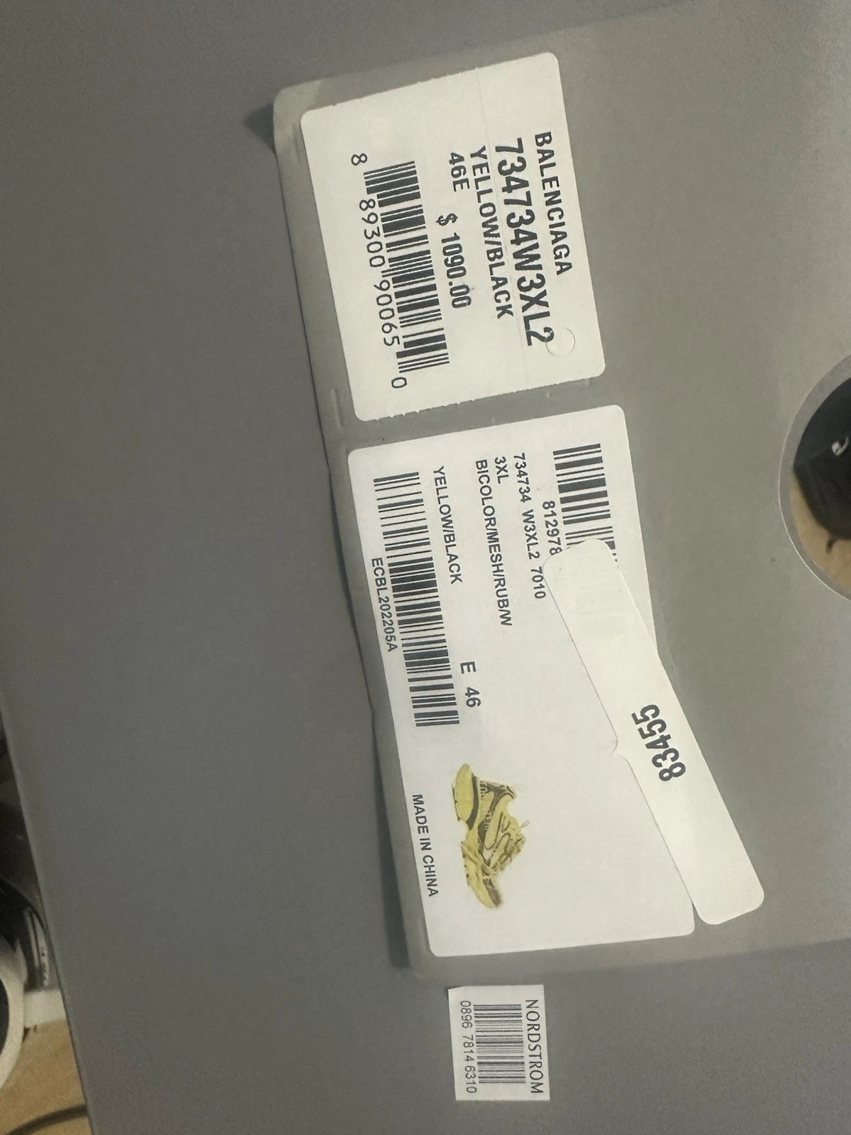 pre-owned Balenciaga Track Sneakers Size 12